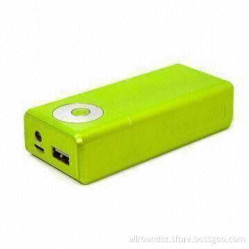 Power Bank with 5,200mAh Capacity, 1,000mAh Output, Can Charge iPhone, iPad and Many Mobile Phones